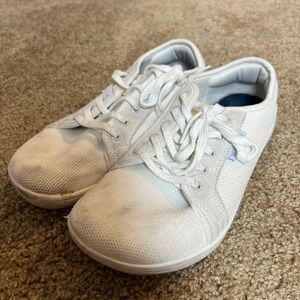 White Canvas Barefoot Shoes